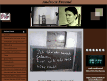 Tablet Screenshot of andreasfreund.net